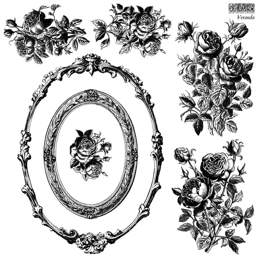 Iron Orchid Designs - Decor Stamp - Veranda