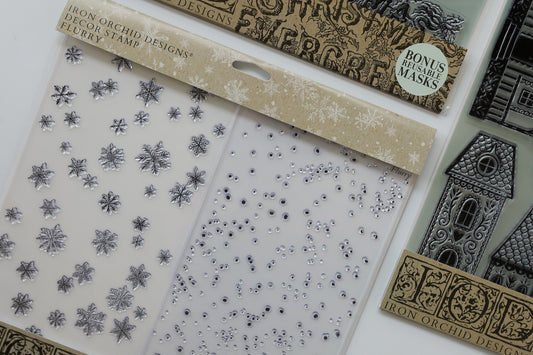 Iron Orchid Designs - Decor Stamp - Flurry