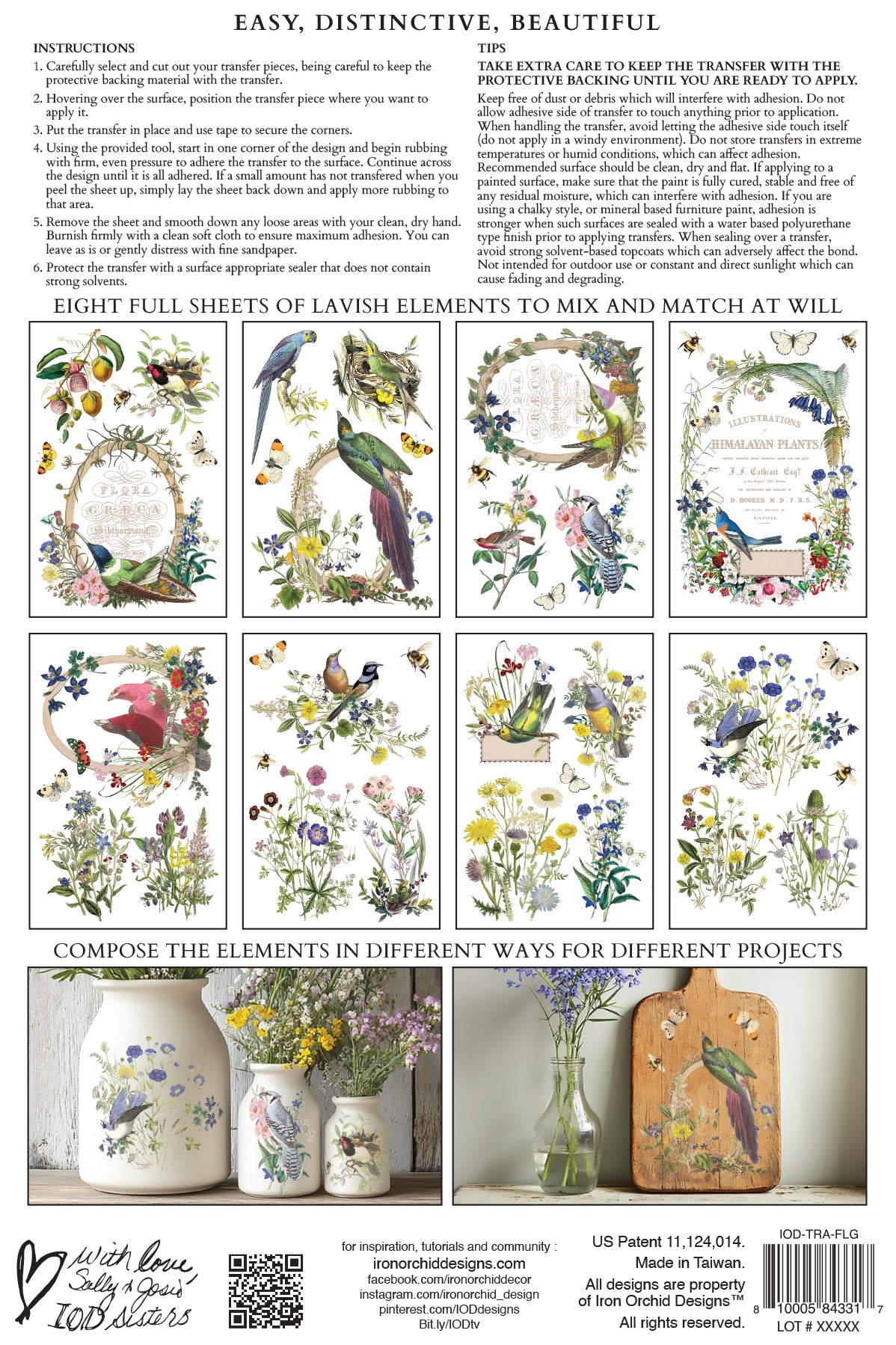 Iron Orchid Designs - Decor Transfer - Flora Greca