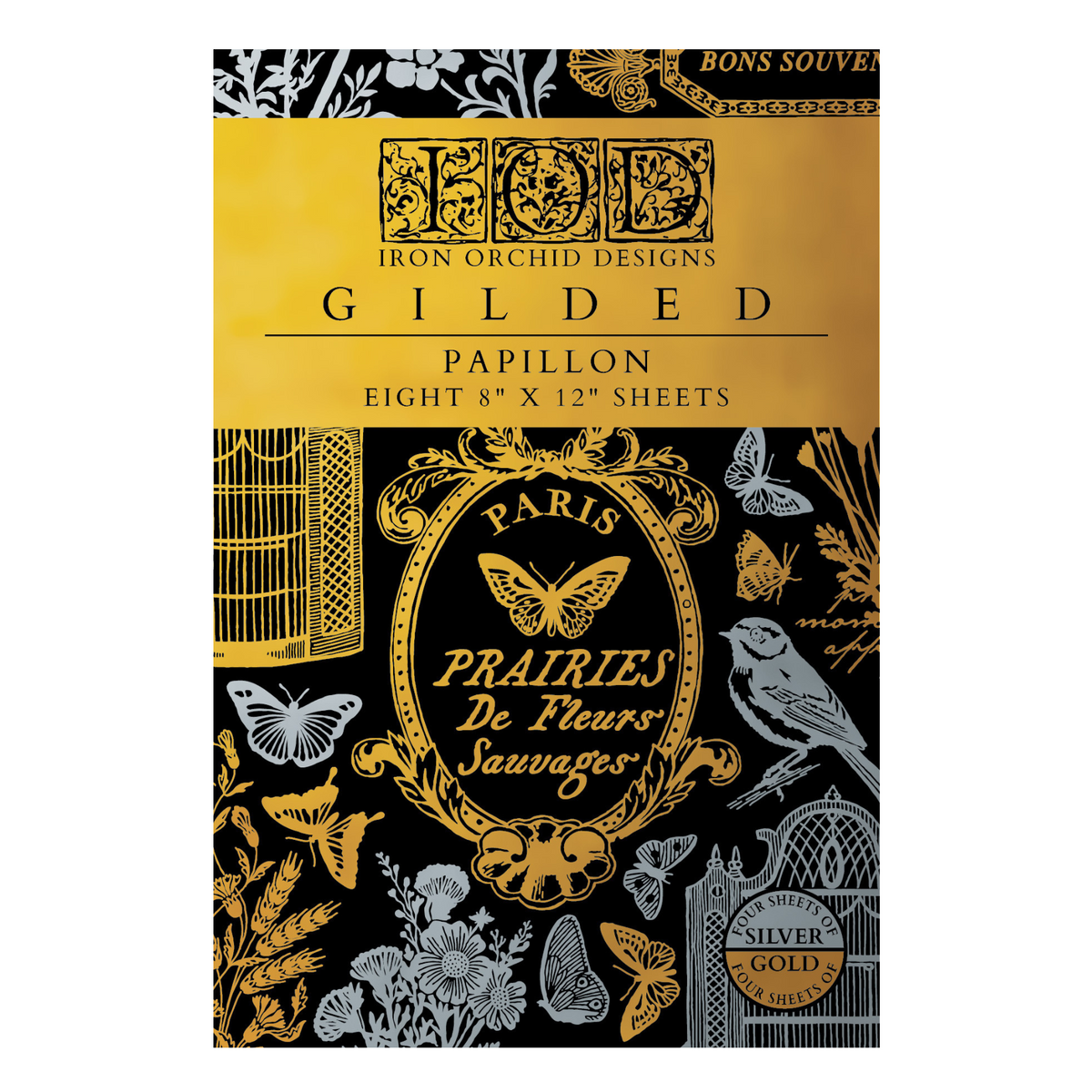 Iron Orchid Designs - Decor Transfer - Gilded Foil - Papillon