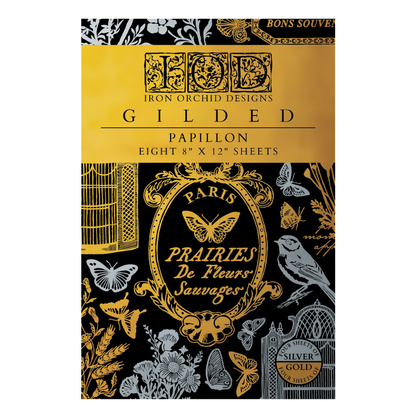 Iron Orchid Designs - Decor Transfer - Gilded Foil - Papillon