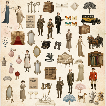 Clipart Pack - 1920s Manor House Vol. 2