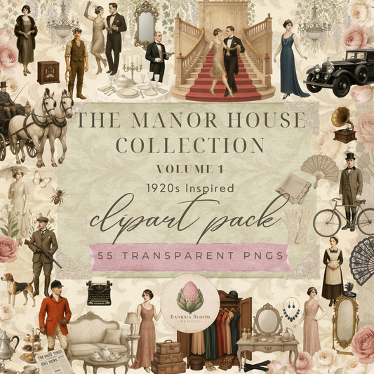 Clipart Pack - 1920s Manor House Vol. 1
