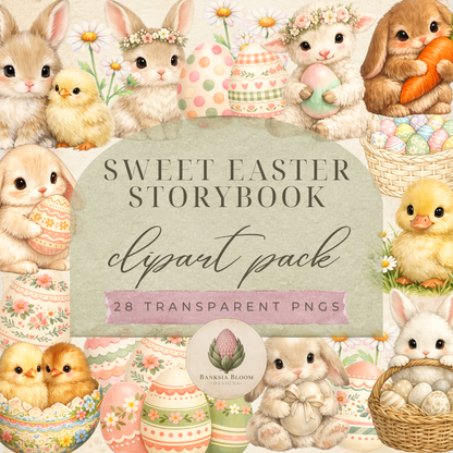 Clipart Pack - Sweet Easter Storybook