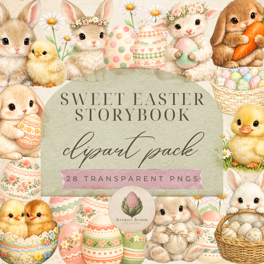 Clipart Pack - Sweet Easter Storybook