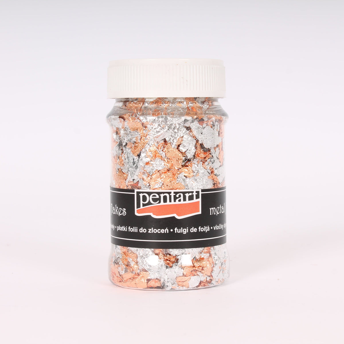 Pentart Metal Flakes - 100ml - M1 - Silver-Copper
