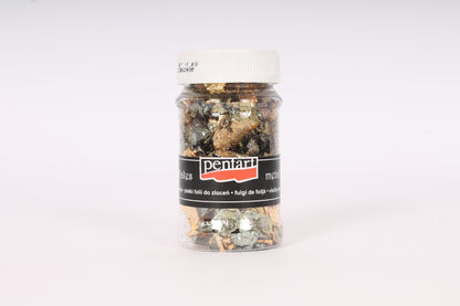 Pentart Metal Flakes - 100ml - M10 - Gold-Copper-Blue