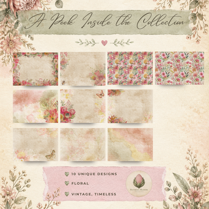 BBD - Printable Journal Pages - Blush & Banksia