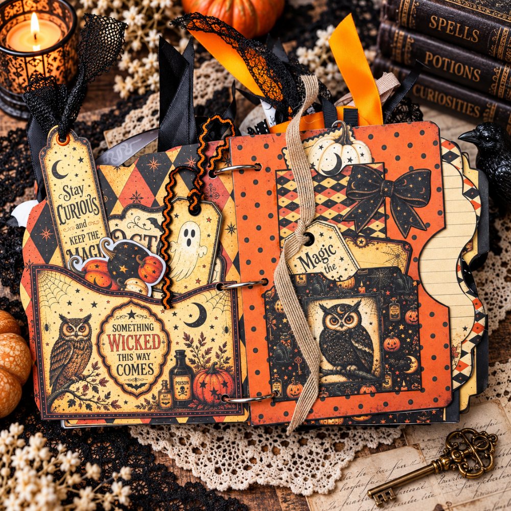 Book of Curiosities Printed Junk Journal Kit