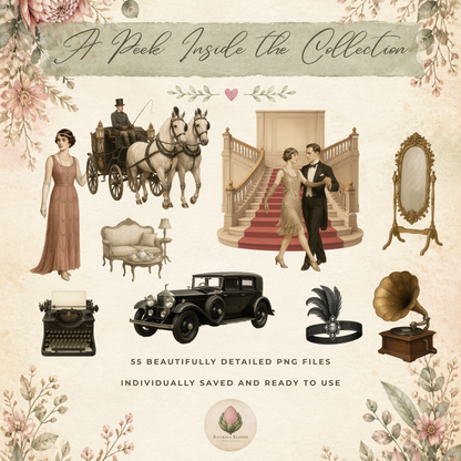 Clipart Pack - 1920s Manor House Vol. 1