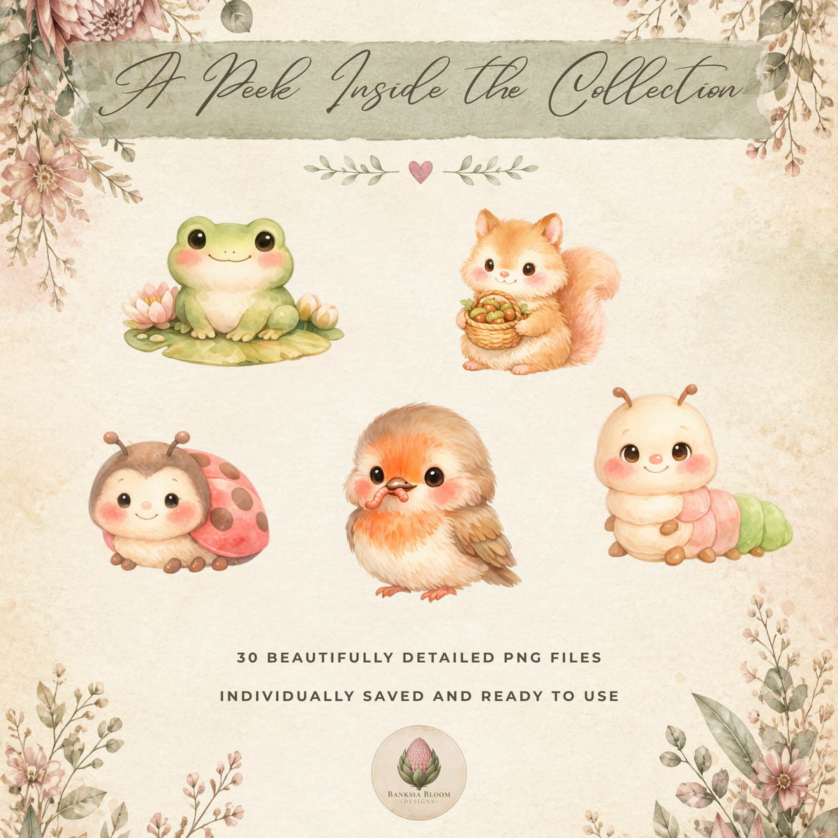 Clipart Pack - Garden Critters
