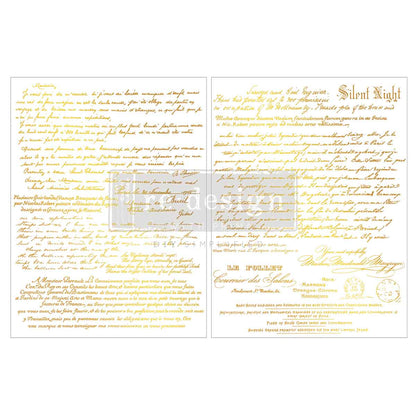 Middy Foil Transfers® Kacha – Gilded Noel Script – 2 sheets, 8.5″x11″