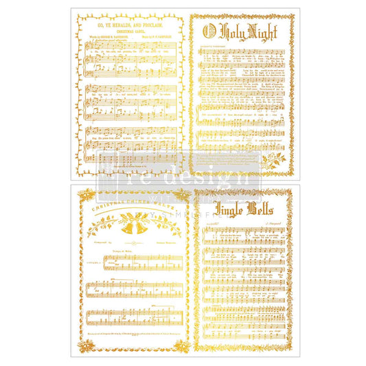 Middy Foil Transfers® Kacha – Yuletide Symphony – 2 sheets, 8.5″x11″