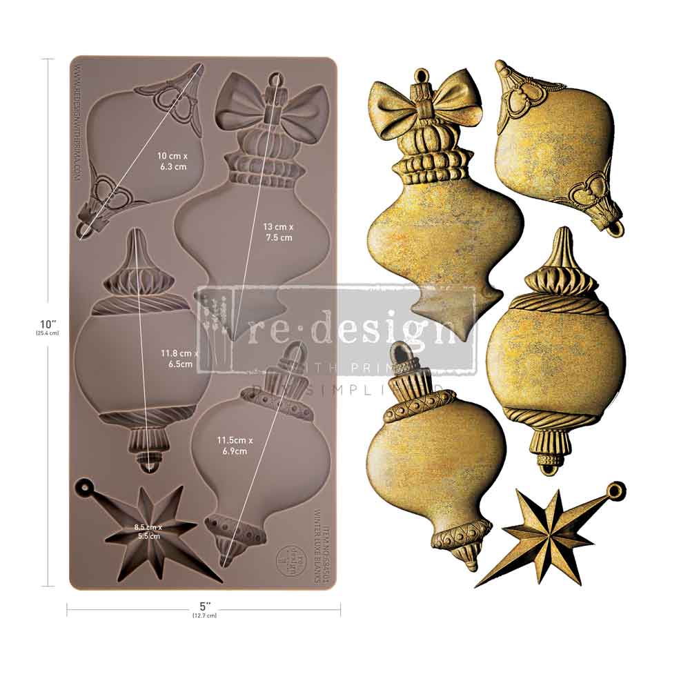 Redesign with Prima - Decor Mould - Winter Luxe Blanks