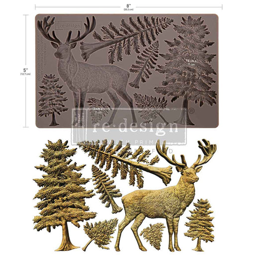 Decor Moulds® – Stag Of The Highlands – 1 pc, 5″x8″x8mm