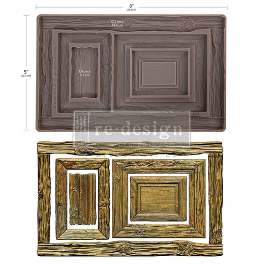 Decor Moulds® – Vintage Timber Christmas – 1 pc, 5″x8″x8mm