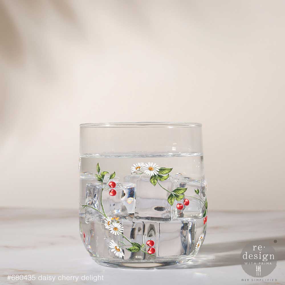 Redesign Decor Transfer - Luxe - Daisy Cherry Delight