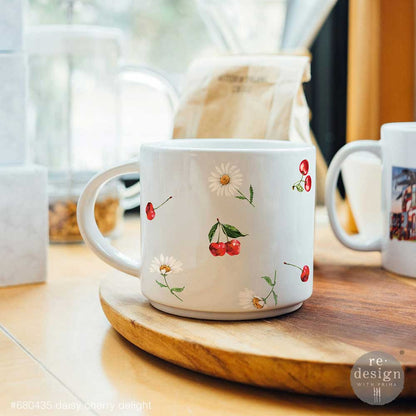 Redesign Decor Transfer - Luxe - Daisy Cherry Delight