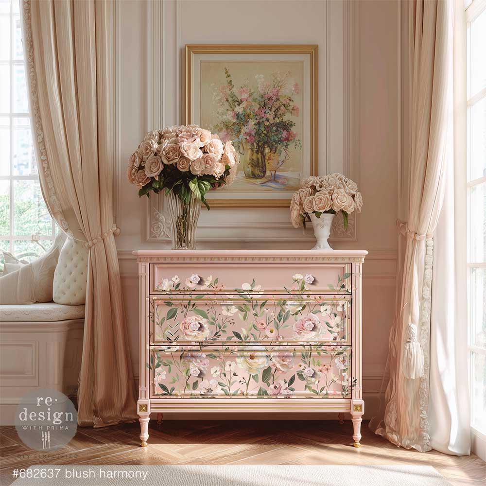 Redesign Decor Transfer - Large - Blush Harmony