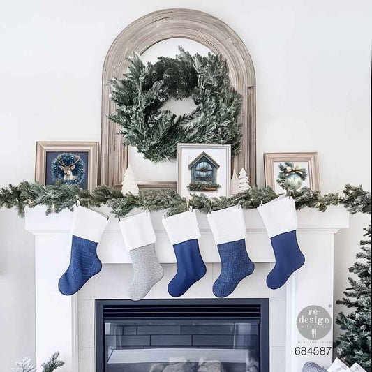 Middy Plus Transfers® – Quiet Country Blue – 3 sheets + 1 bonus sheet, 8.5″x11″
