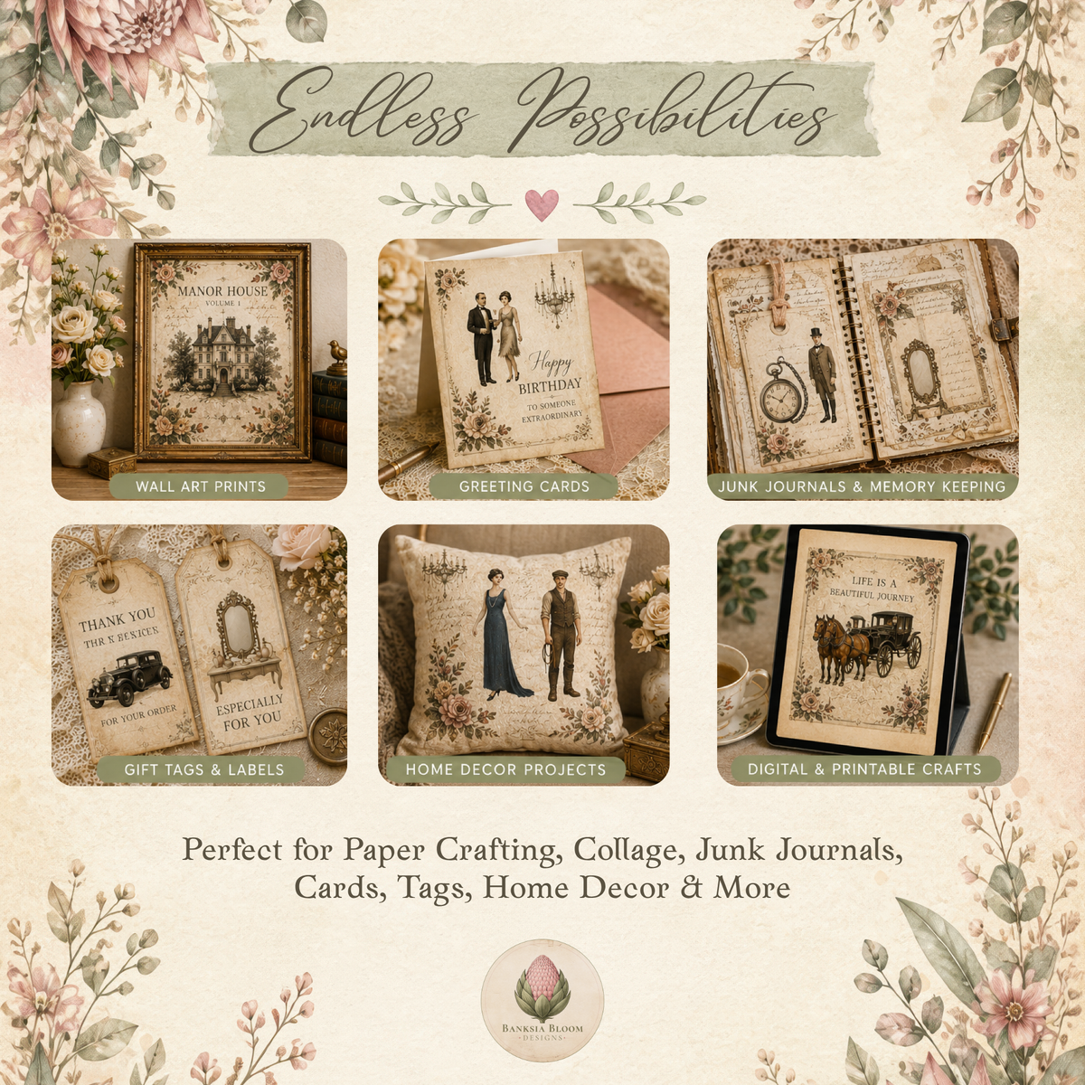 Clipart Pack - 1920s Manor House Vol. 1