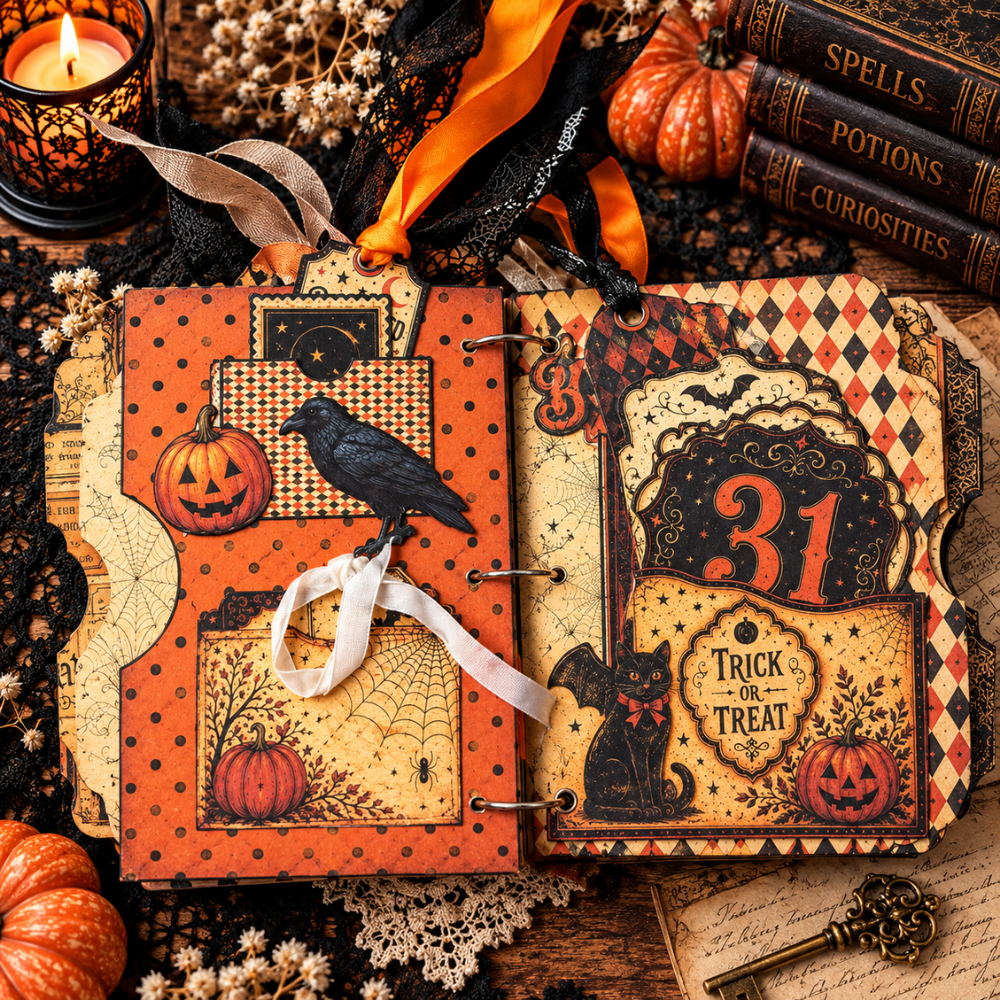 Book of Curiosities Printed Junk Journal Kit