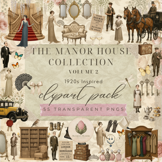 Clipart Pack - 1920s Manor House Vol. 2