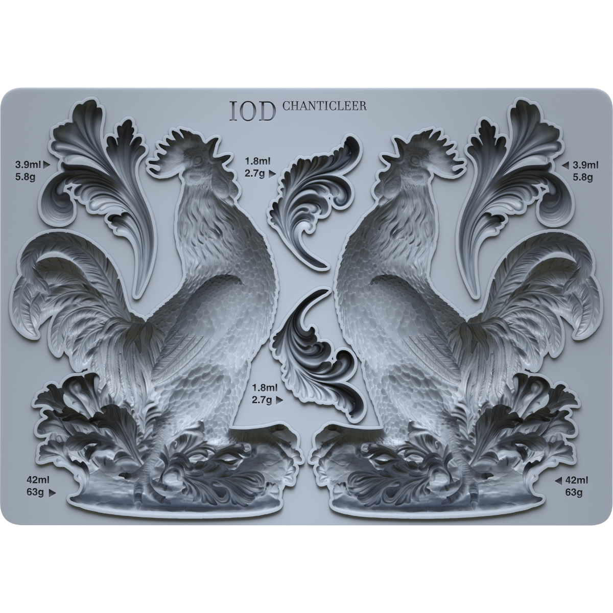 IOD - Chanticleer Decor Mould - Rustic River Home