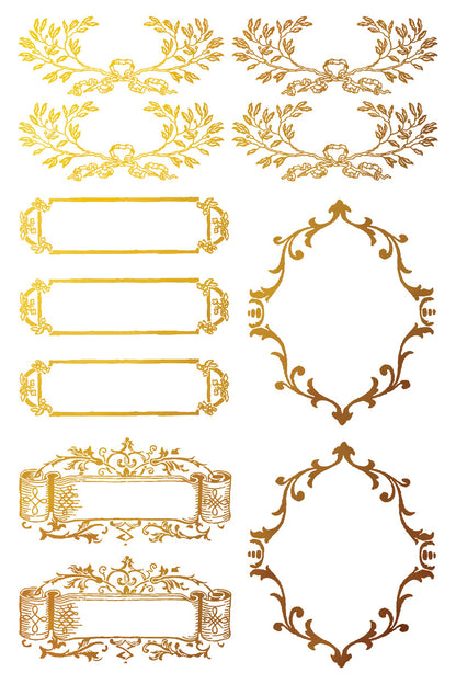 Iron Orchid Designs - Decor Transfer - Gilded Foil - Petits Ornements