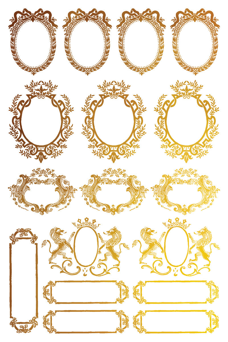 Iron Orchid Designs - Decor Transfer - Gilded Foil - Petits Ornements