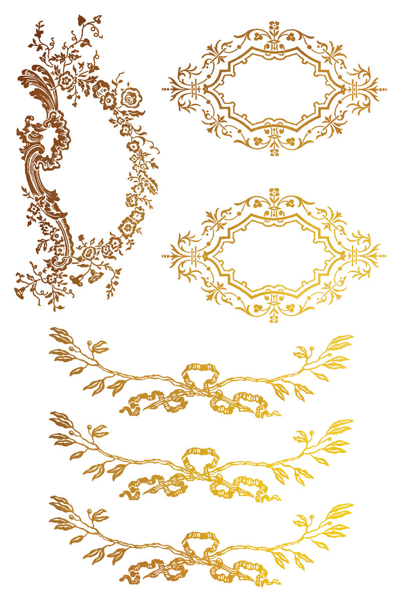 Iron Orchid Designs - Decor Transfer - Gilded Foil - Petits Ornements