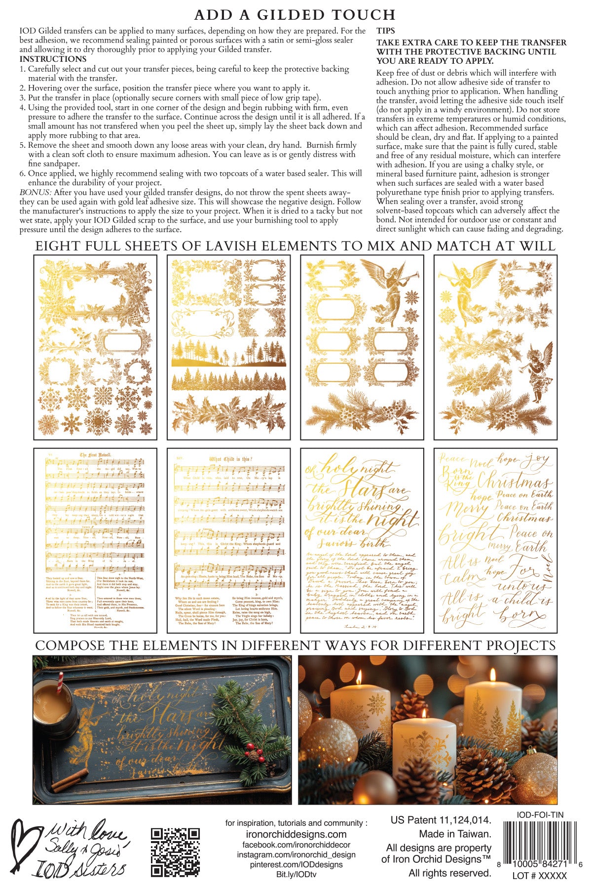 Iron Orchid Designs - Decor Transfer - Gilded Foil - Tinsel