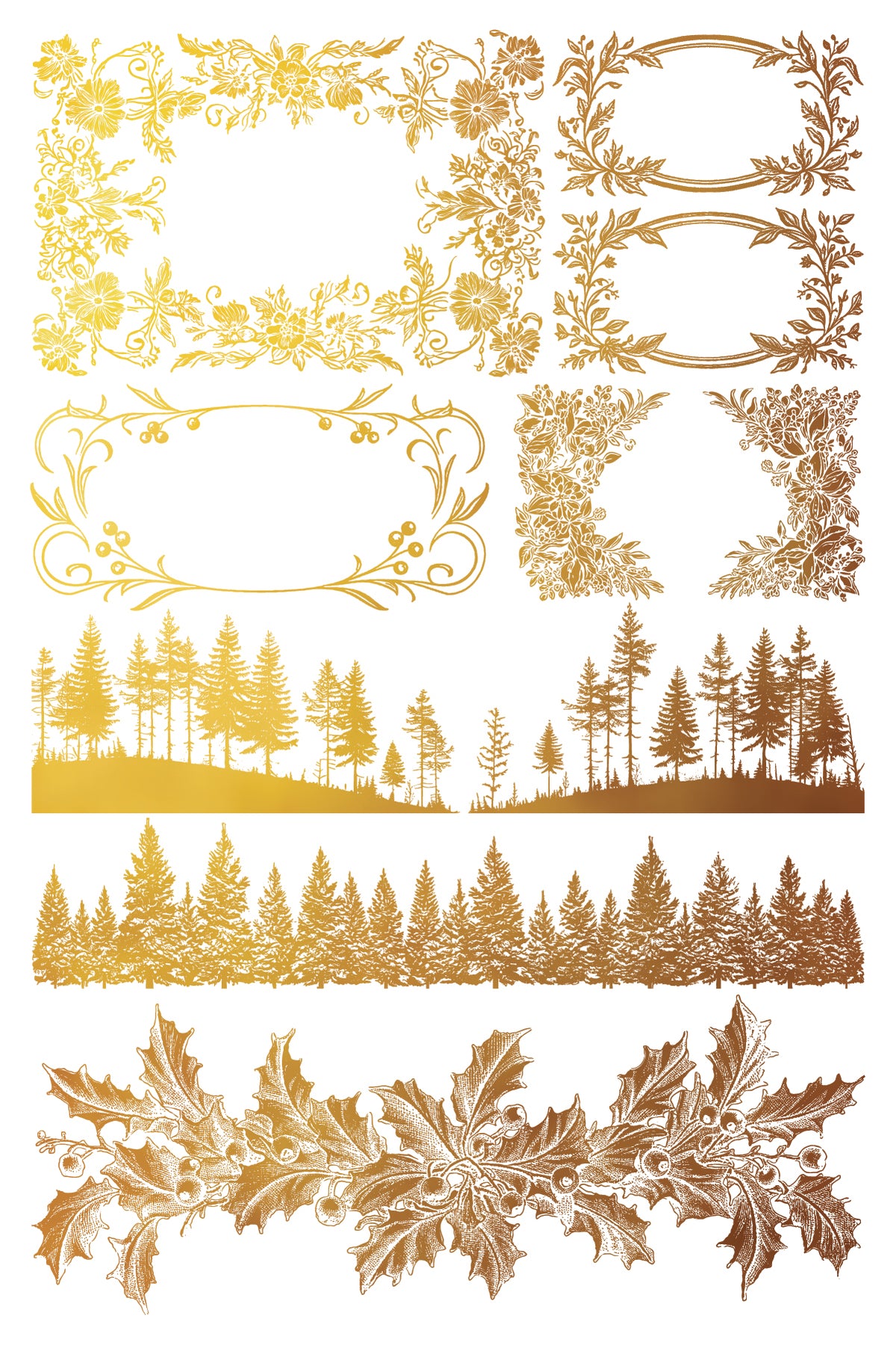 Iron Orchid Designs - Decor Transfer - Gilded Foil - Tinsel