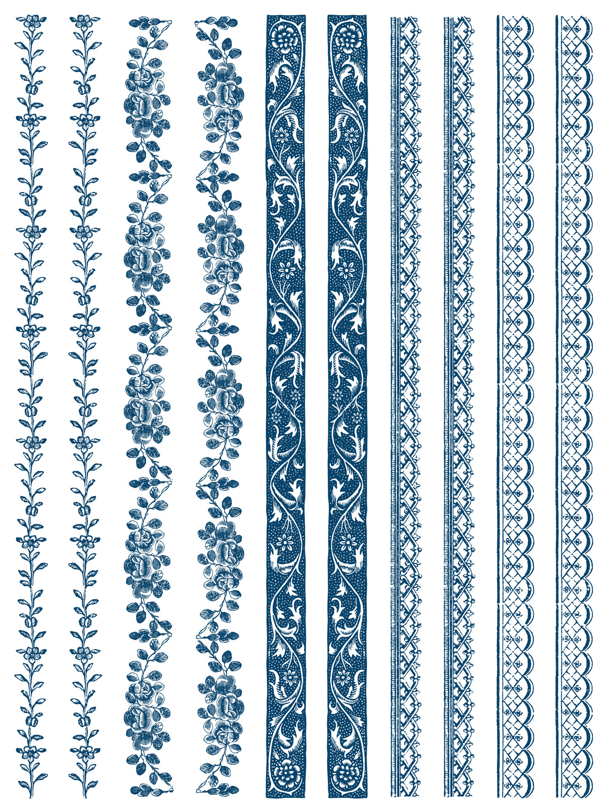 Iron Orchid Designs - Paint Inlay - Delft Traditions Azure