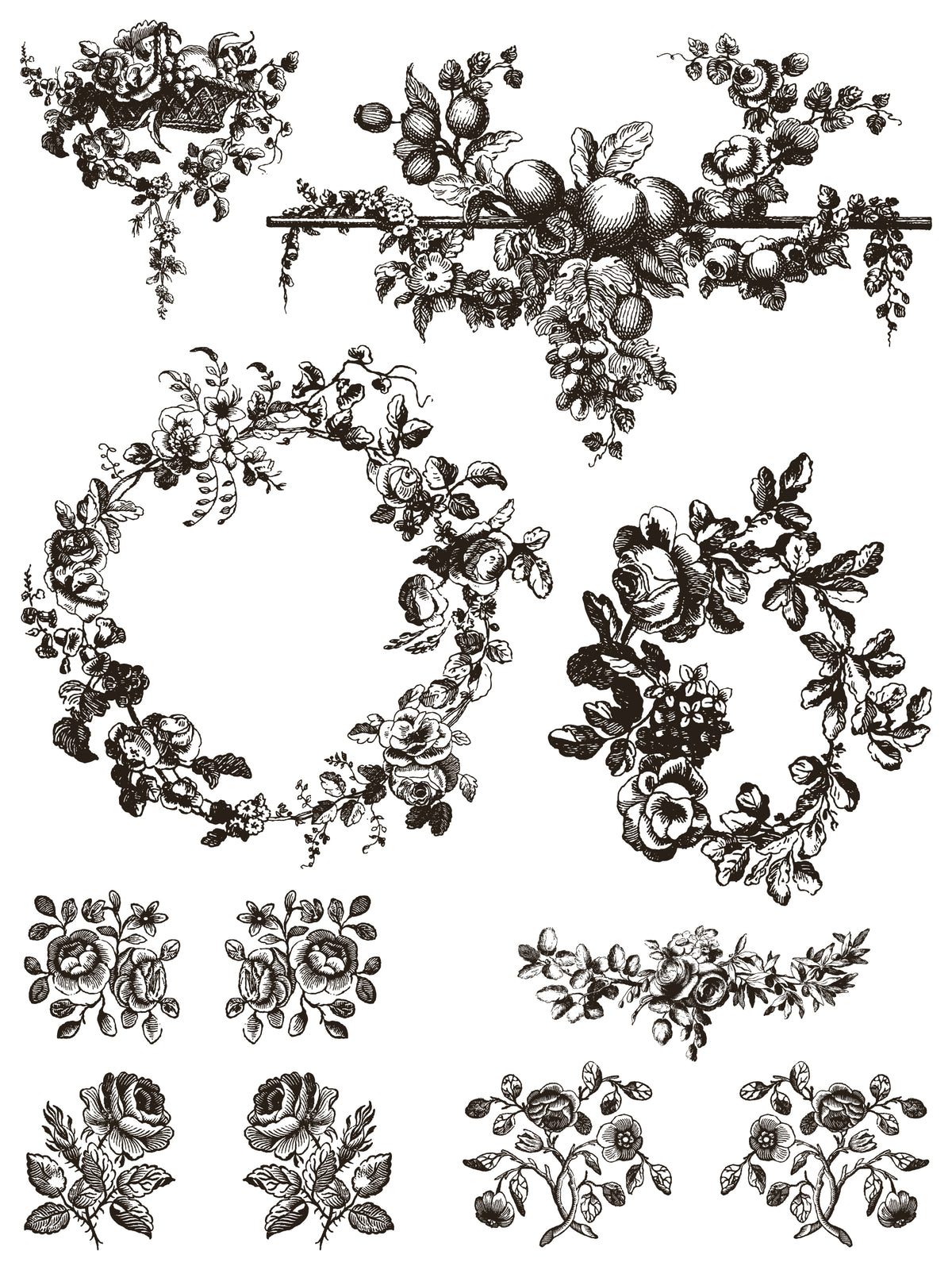 Iron Orchid Designs - Paint Inlay - Delft Traditions Noir