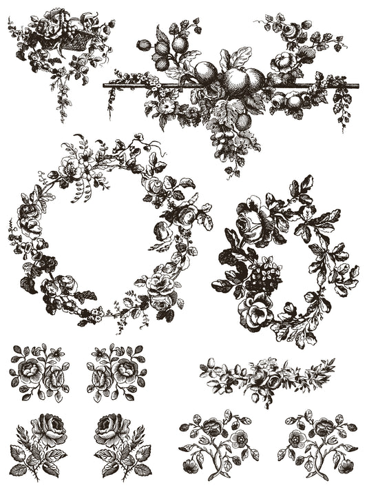 Iron Orchid Designs - Paint Inlay - Delft Traditions Noir