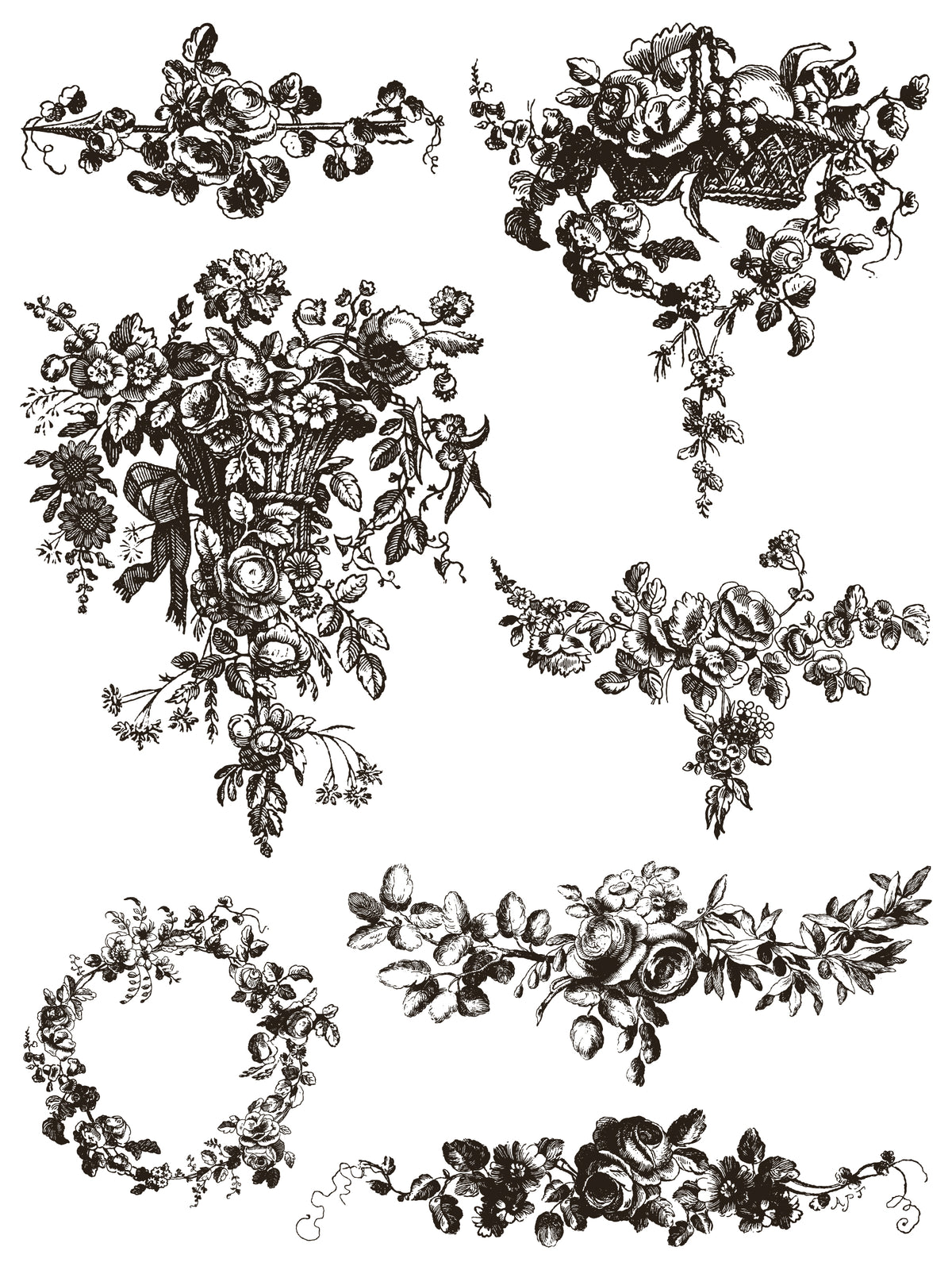 Iron Orchid Designs - Paint Inlay - Delft Traditions Noir