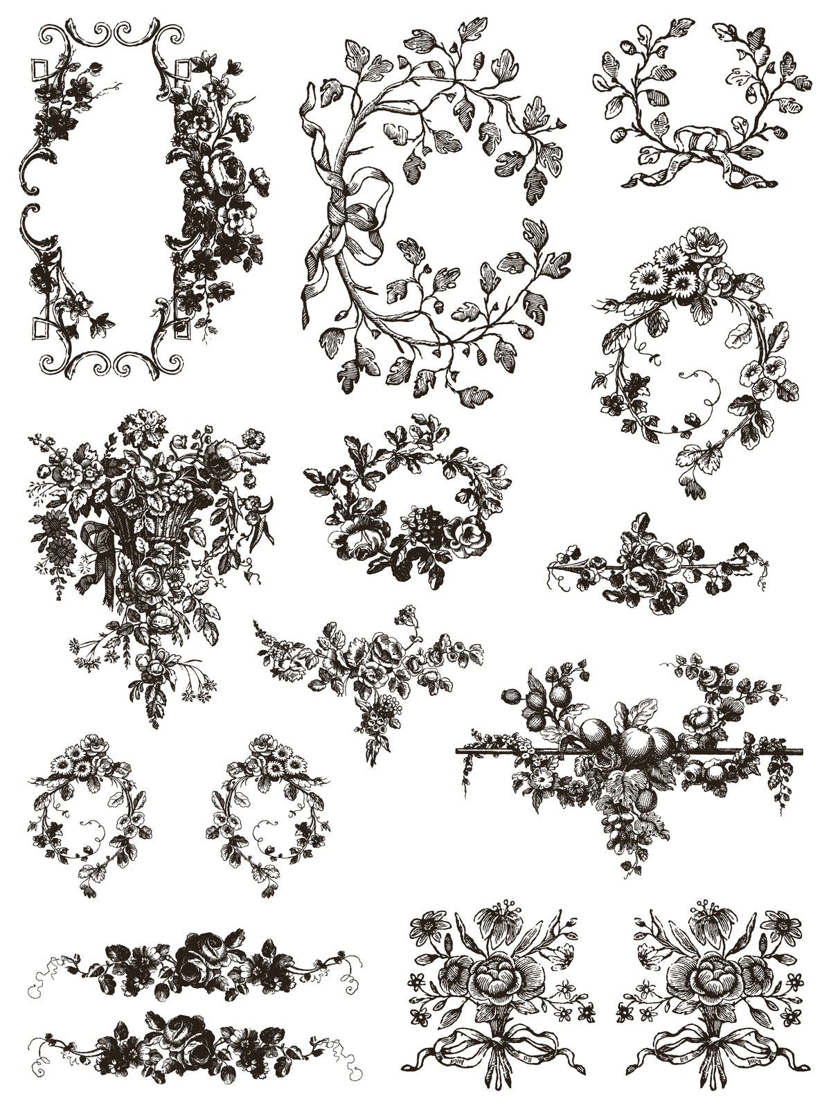 Iron Orchid Designs - Paint Inlay - Delft Traditions Noir