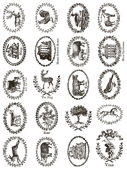 Iron Orchid Designs - Paint Inlay - Delft Traditions Noir