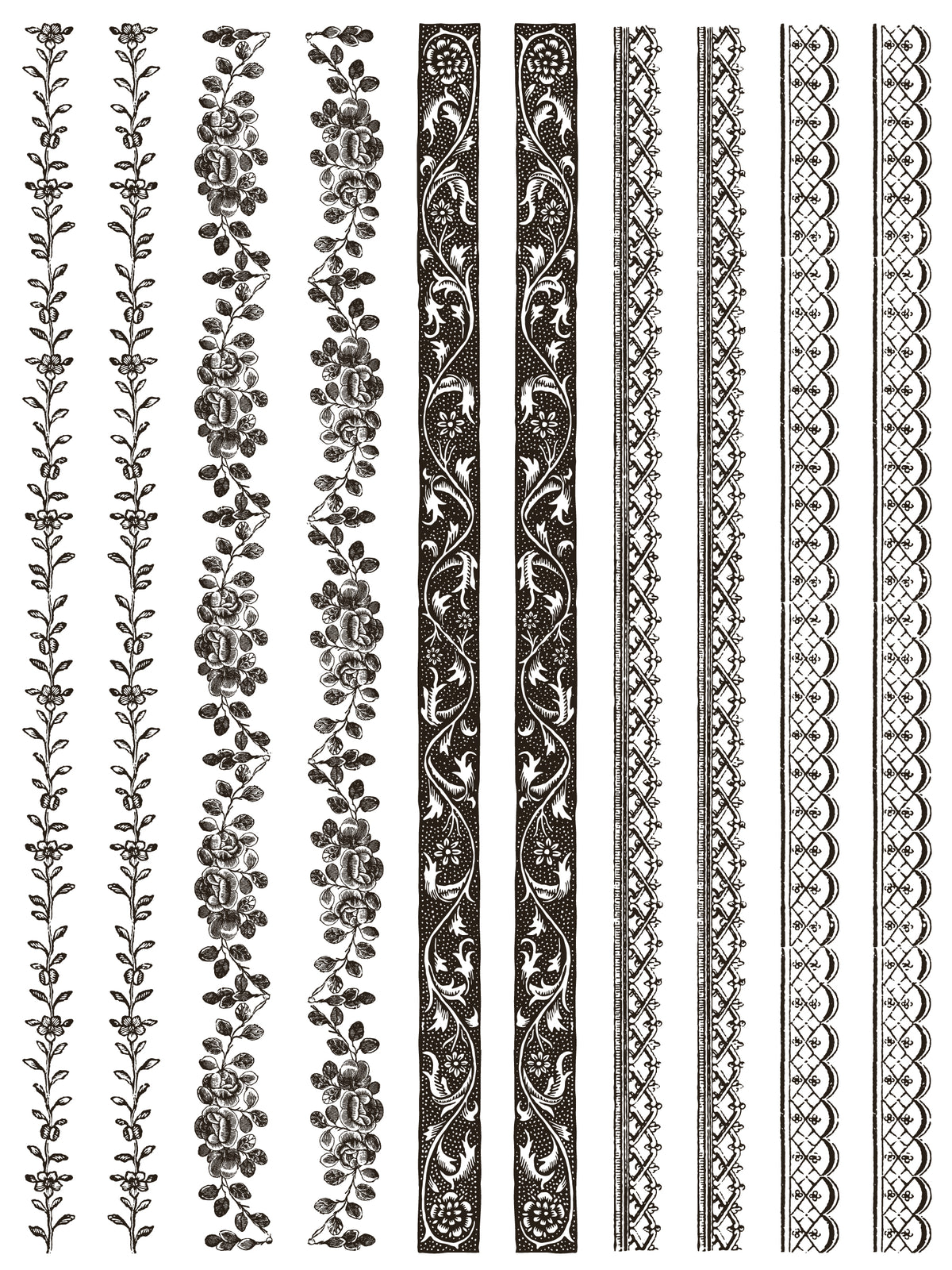 Iron Orchid Designs - Paint Inlay - Delft Traditions Noir