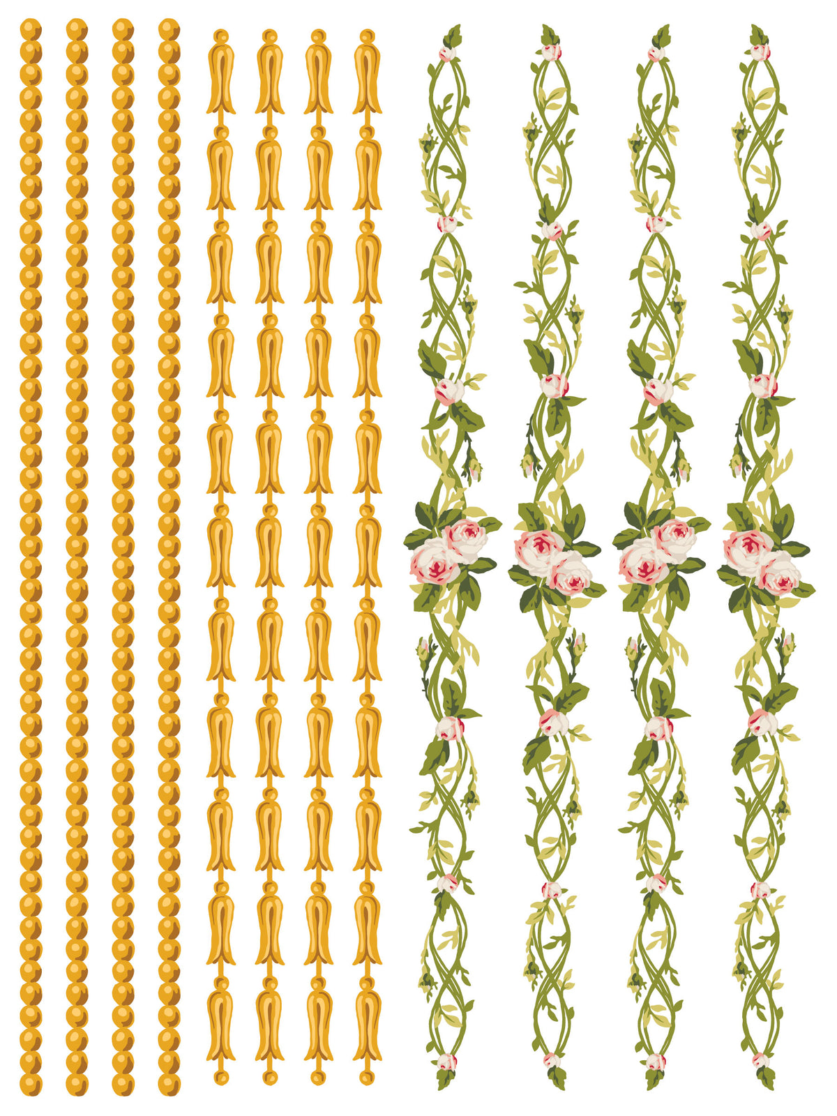 Iron Orchid Designs - Paint Inlay - Petit Fleur Pink