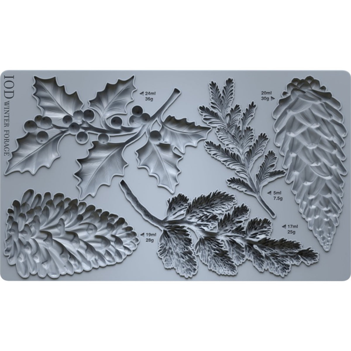 Iron Orchid Designs - Decor Mould - Winter Forage