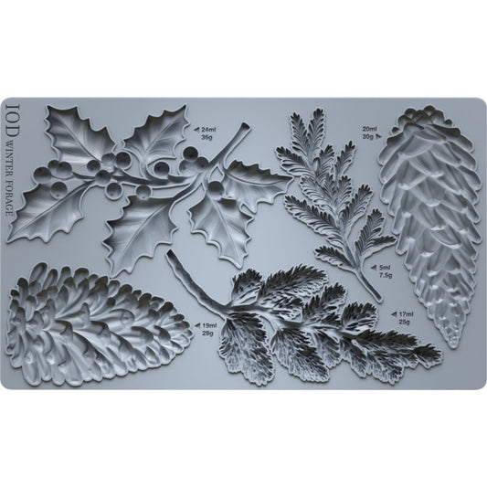 Iron Orchid Designs - Decor Mould - Winter Forage