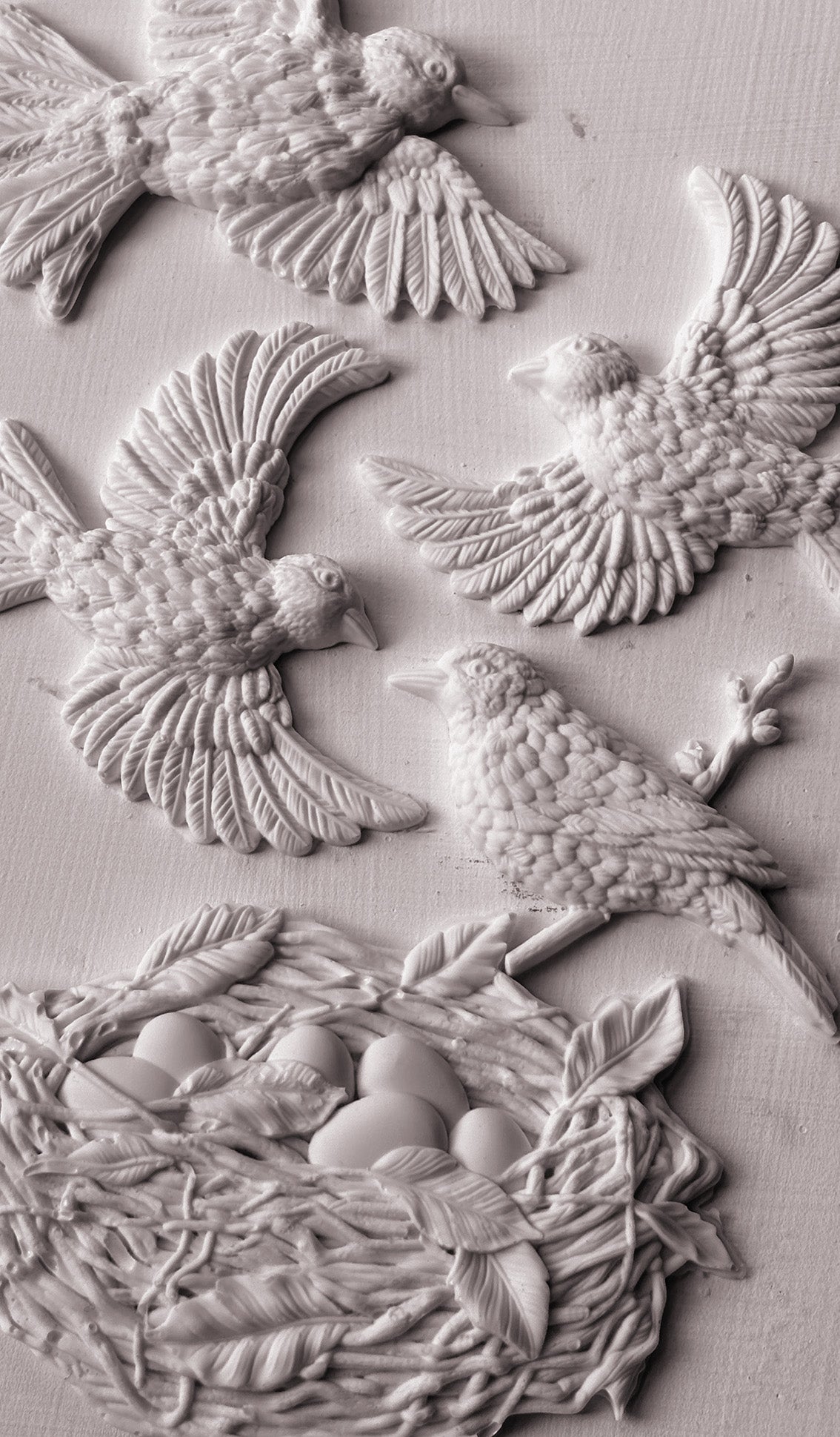 Iron Orchid Designs - Decor Mould - Sparrows Nest