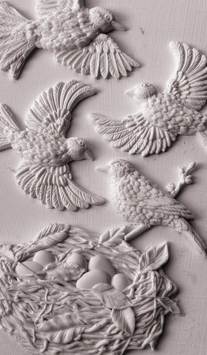 Iron Orchid Designs - Decor Mould - Sparrows Nest