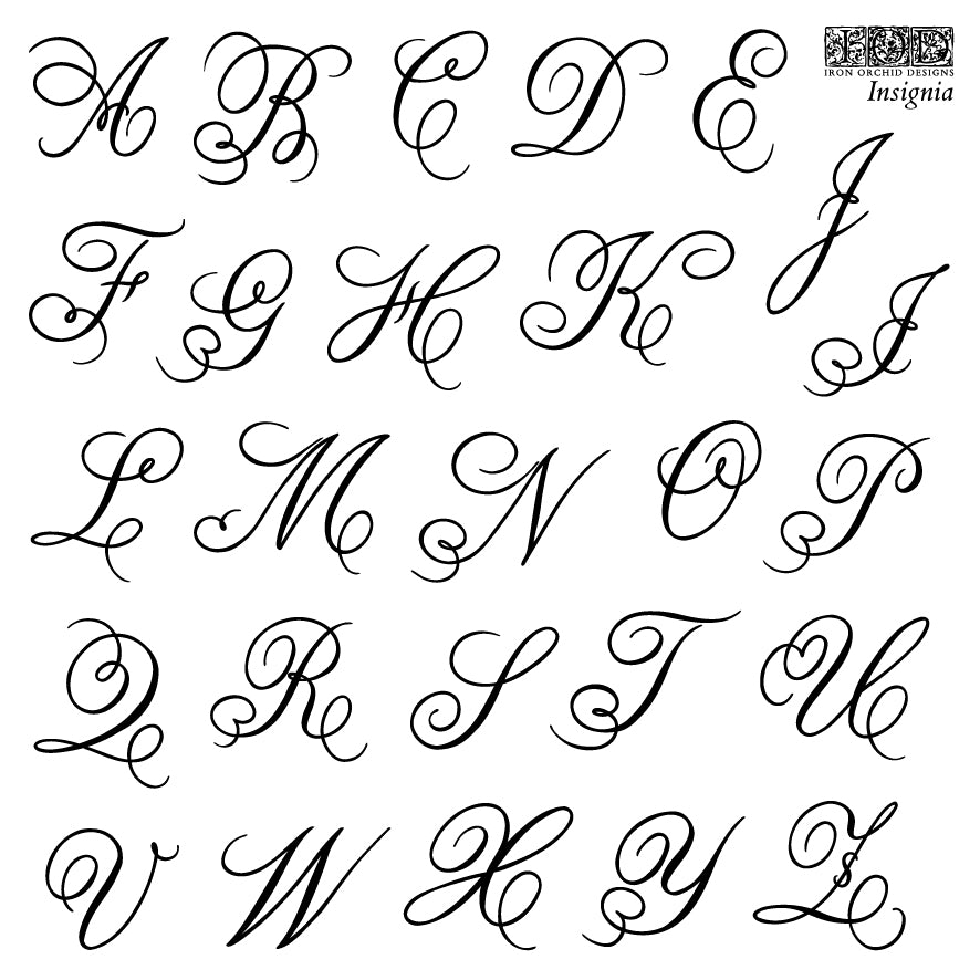 Iron Orchid Designs - Decor Stamp - Insignia Labels (6 x 6)