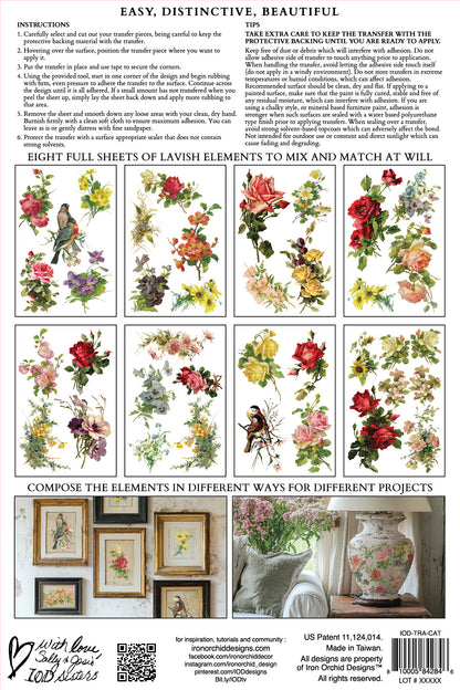 Iron Orchid Designs - Decor Transfer - Catharina