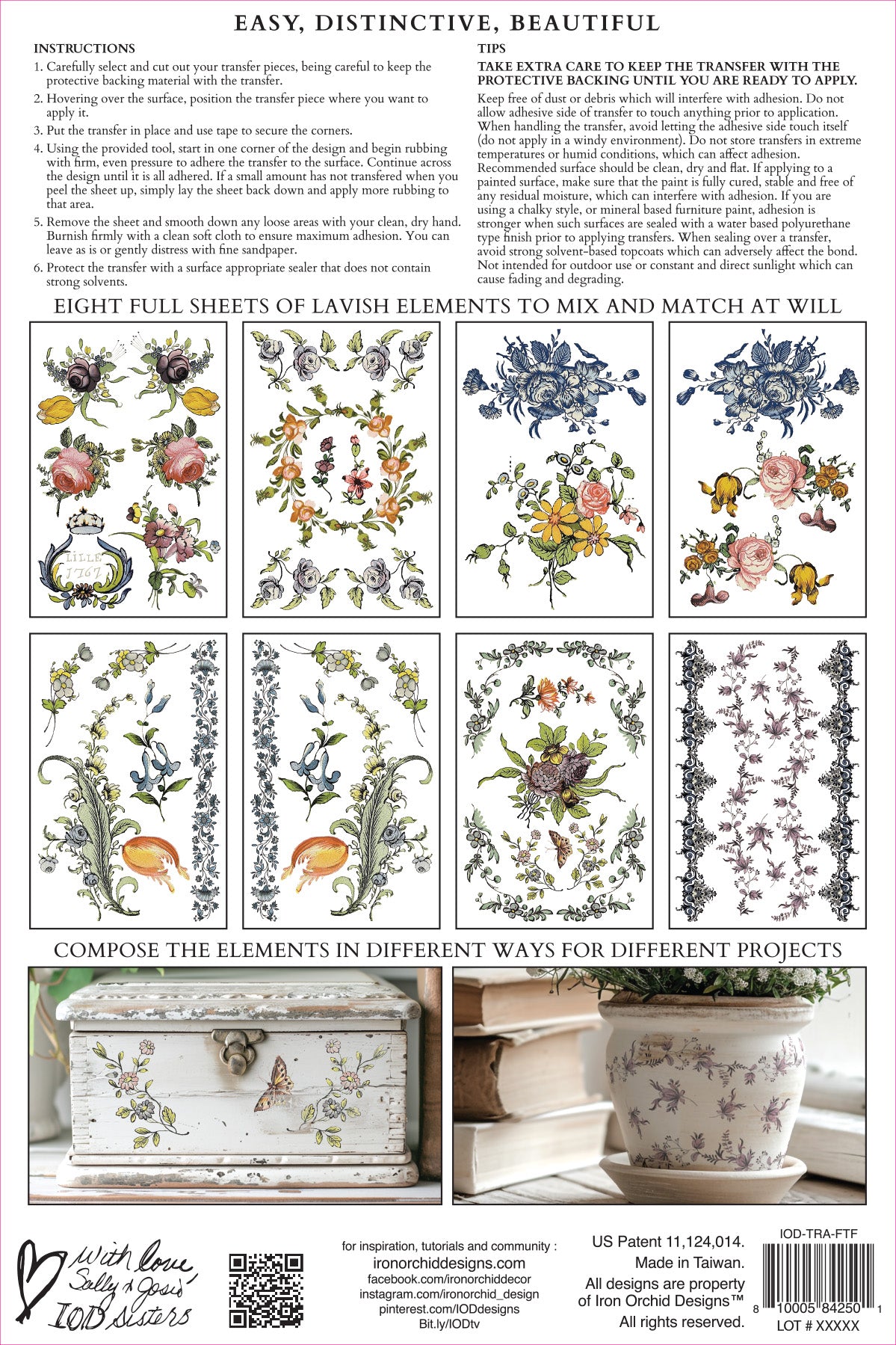 Iron Orchid Designs - Decor Transfer - Fairytale Florals