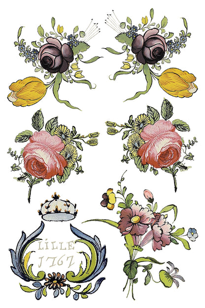 Iron Orchid Designs - Decor Transfer - Fairytale Florals
