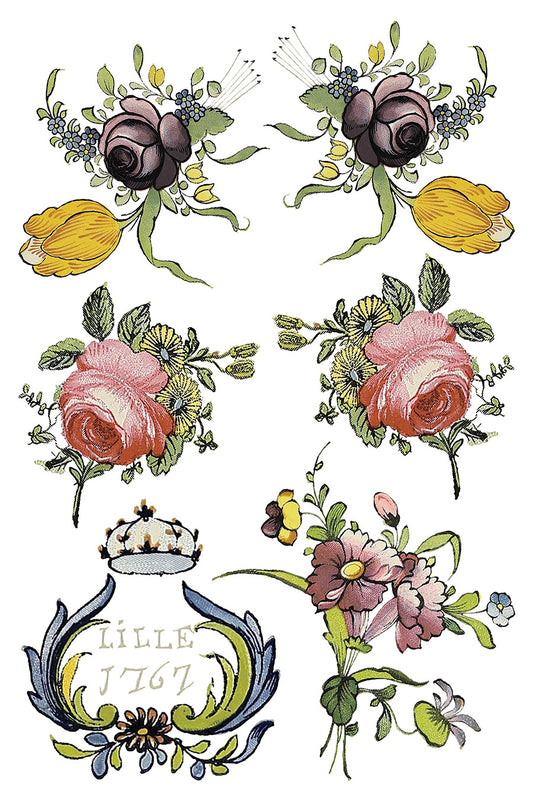 Iron Orchid Designs - Decor Transfer - Fairytale Florals